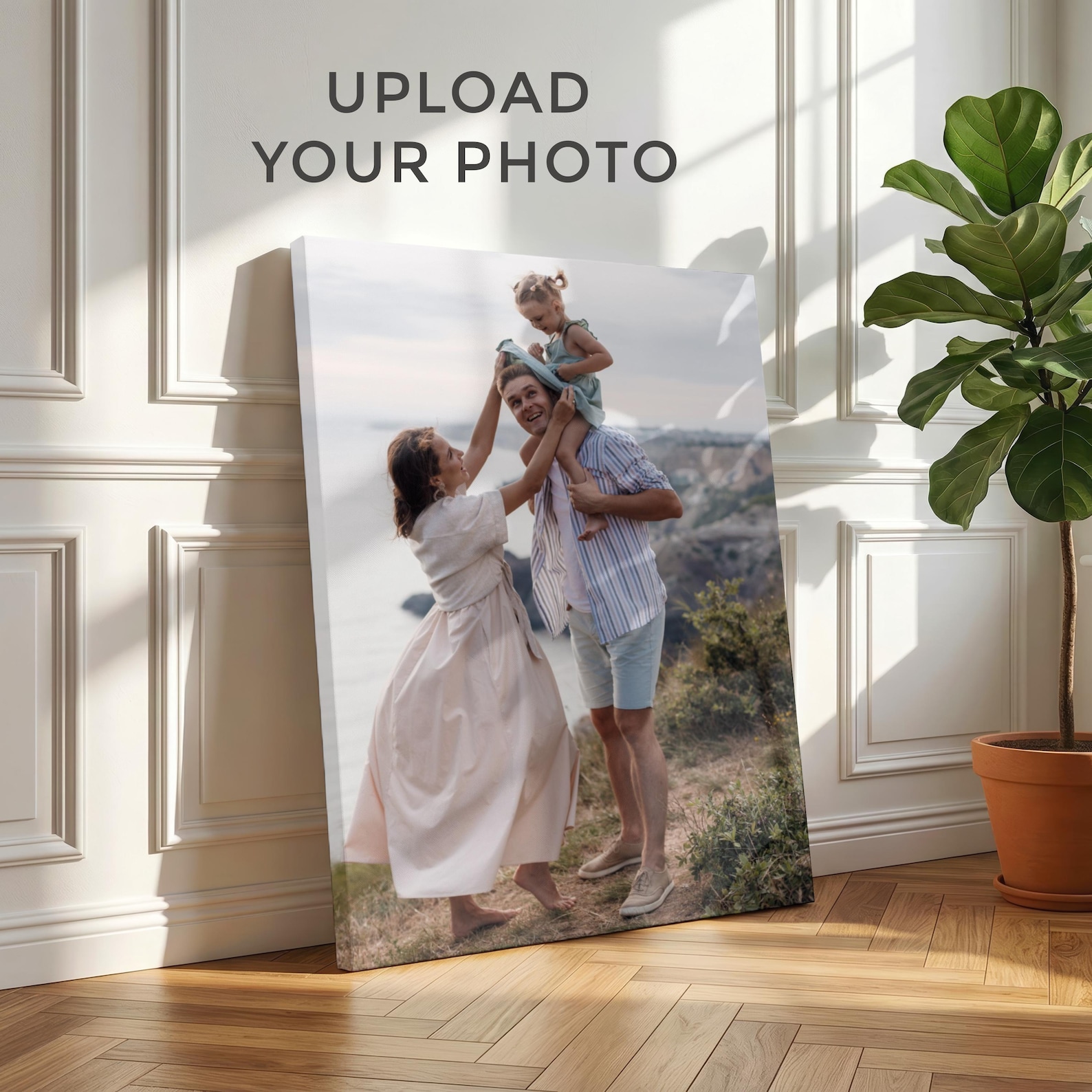 Home Textiles Today - Personalized Photo Canvas, Custom Family Wall