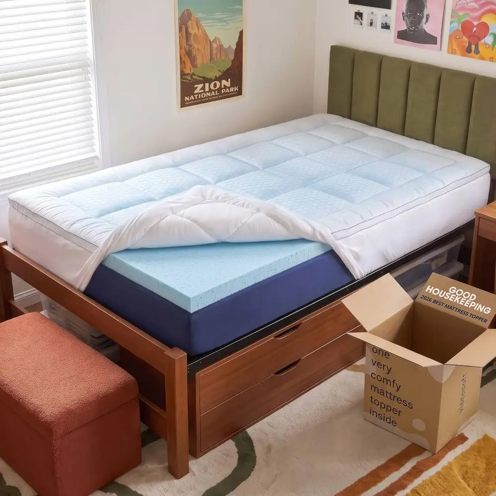 Memory Foam Topper - 3 inch Twin XL MattrTopper -