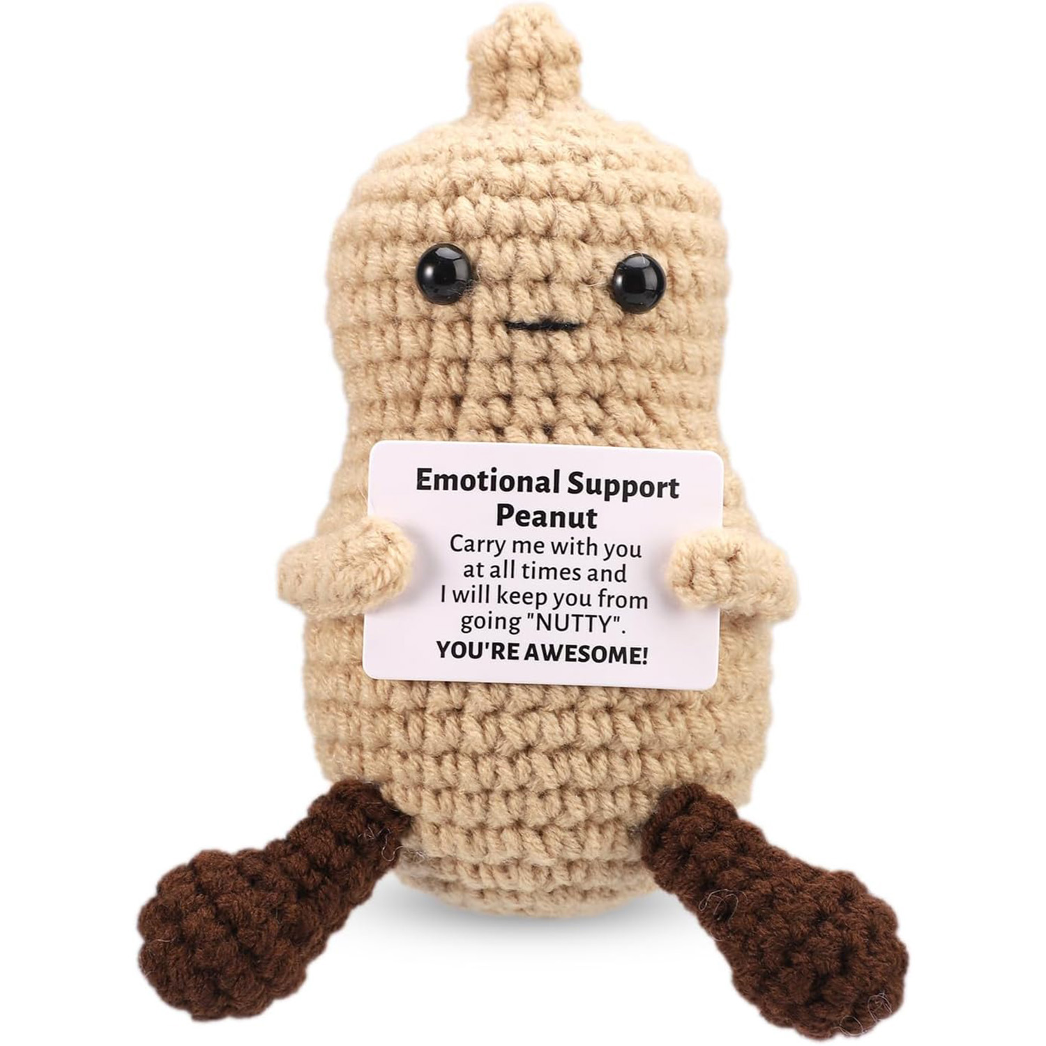 Home Textiles Today - Funny Crochet Peanut Handmade Ornaments Emotional