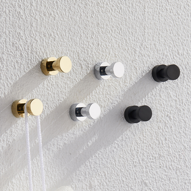 Home Textiles Towel - 2/3/4/5pcs Brass Robe Hooks Rustproof Towel