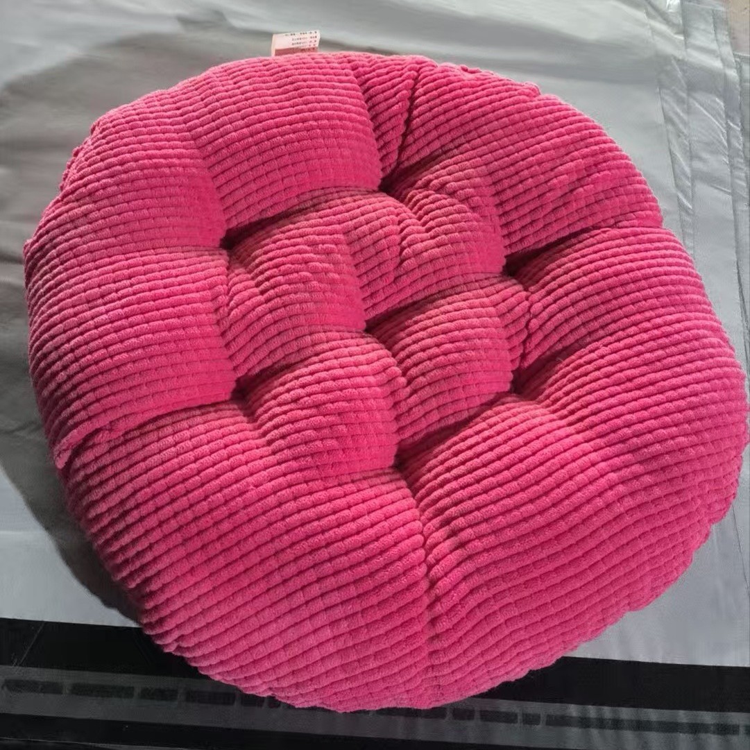 Round Thick Corduroy Chair Cus - огляд і ціна Floor Cushion Pouf