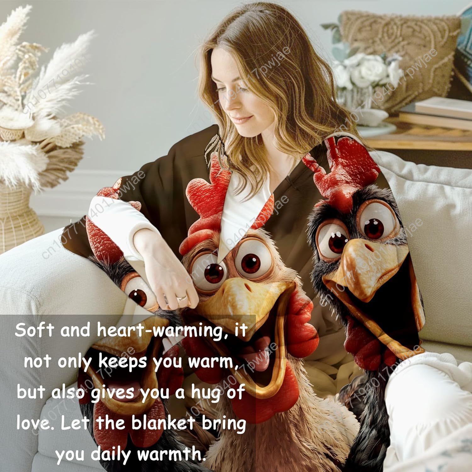 Chickens Blanket Gifts for Wom - огляд і ціна Home Textiles Towel