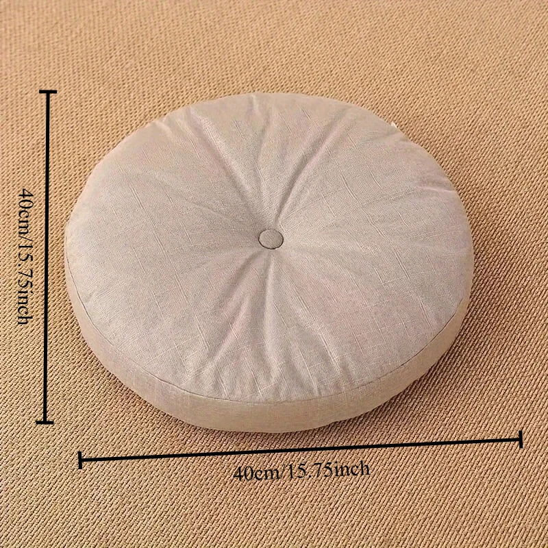 Thick Round Cushion,Soft & Com - огляд і ціна Floor Cushion Pouf