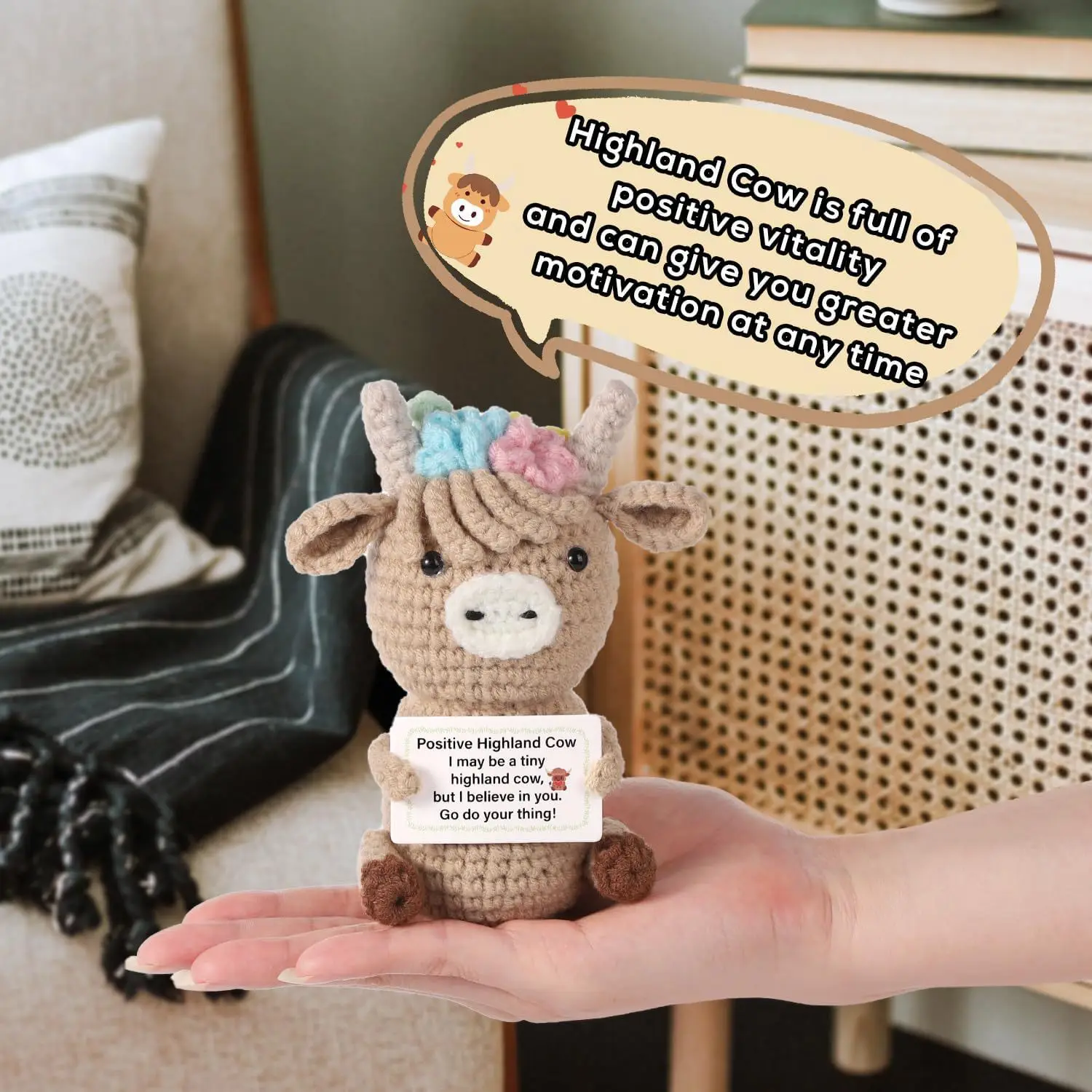 Crochet Emotional Cow Doll Dec - огляд і ціна Home Textiles Today