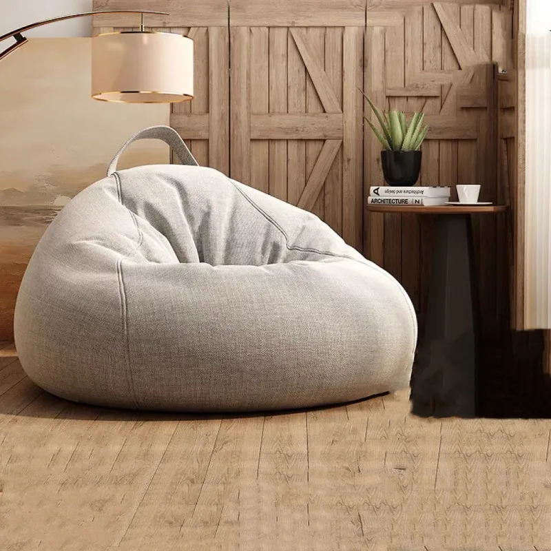 Lazy Sofa Cover Bean Bag Cover - огляд і ціна Floor Cushion Pouf