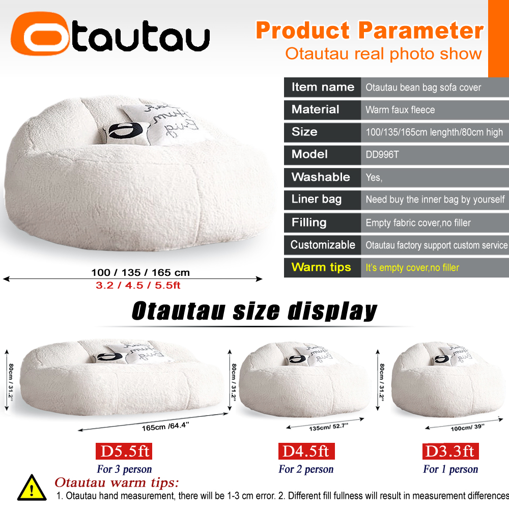 OTAUTAU 1/2  Seat Soft Fleece  - огляд і ціна Floor Cushion Pouf