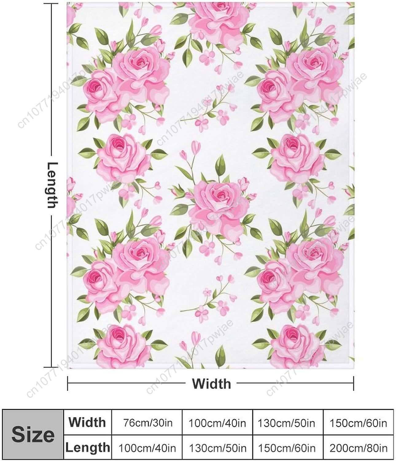 Pink Flower Throw Blanket Flor - огляд і ціна Home Textiles Towel