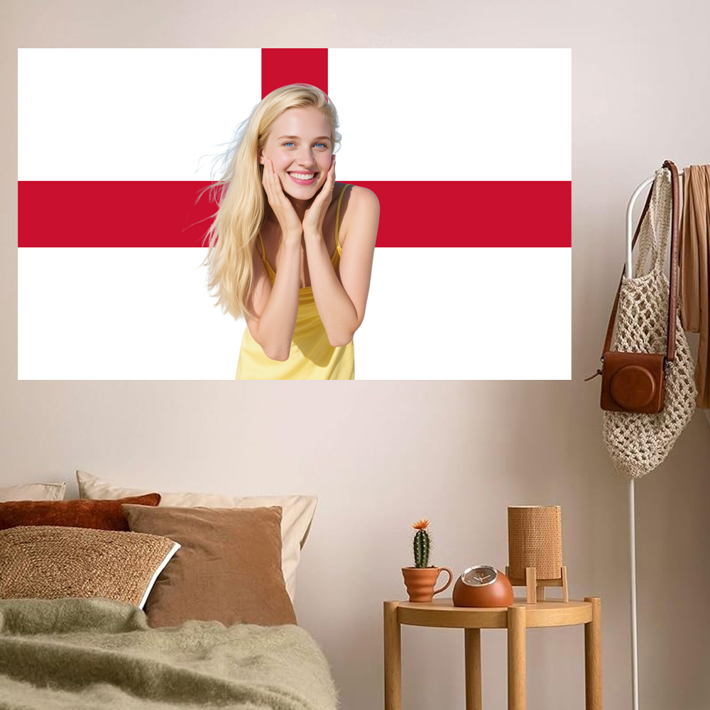 1pc 2D FLAT Personalize Englan - огляд і ціна Home Textiles Design