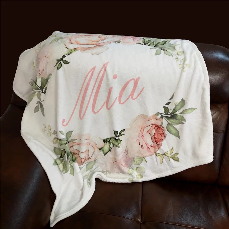 Name Personalized Baby Flannel - огляд і ціна Bed Sheet Microfiber