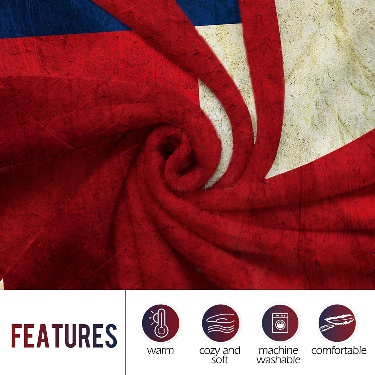 Levens Texas Flag Throw Blanke - огляд і ціна Home Textiles Towel