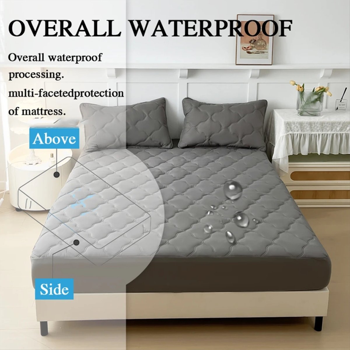 Learned- Waterproof Fitted Bed - огляд і ціна Bed Sheet Microfiber