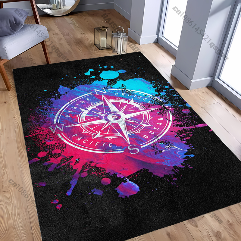 Compass Design Rug for Modern  - огляд і ціна Home Textiles Design