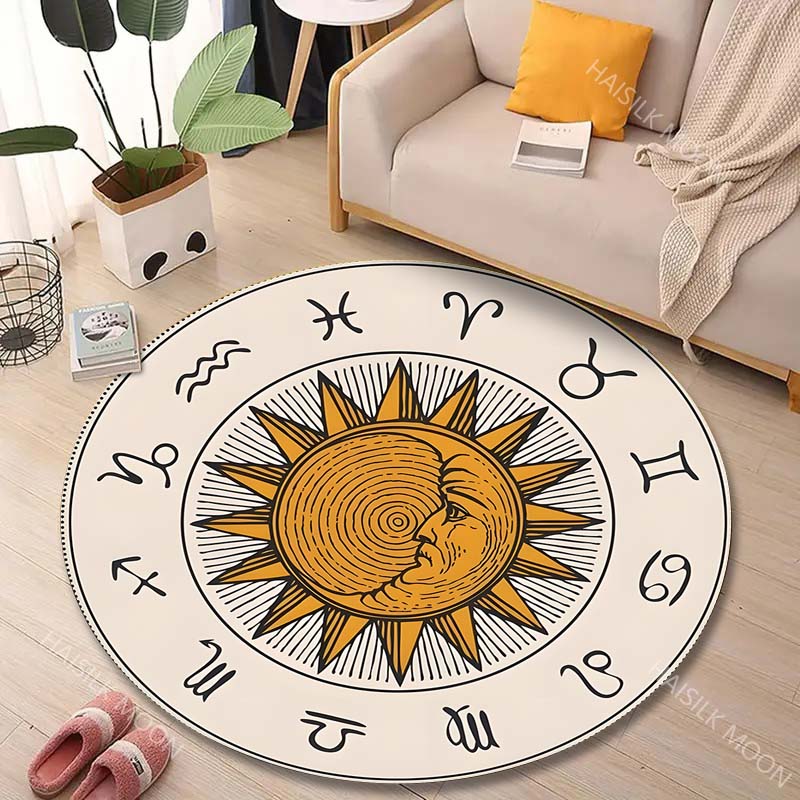 1PC Zodiac signs around sun im - огляд і ціна Home Textiles Images
