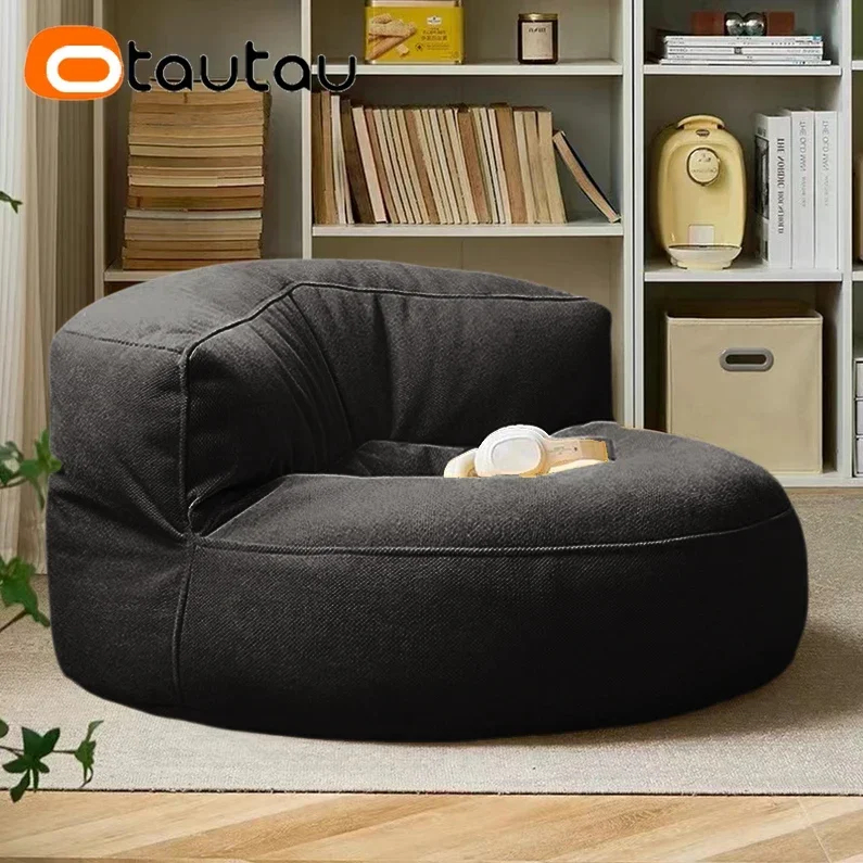 OTAUTAU Filled Bean Bag with F - огляд і ціна Floor Cushion Pouf