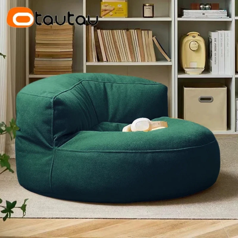OTAUTAU Filled Bean Bag with F - огляд і ціна Floor Cushion Pouf