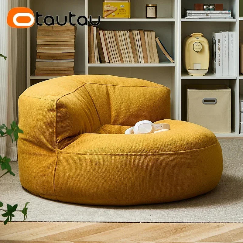 OTAUTAU Filled Bean Bag with F - огляд і ціна Floor Cushion Pouf