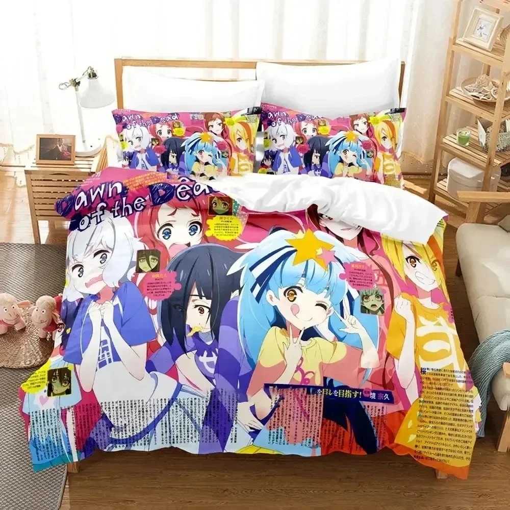 Anime Zombie Land Saga Bedding - огляд і ціна Home Landing Textiles