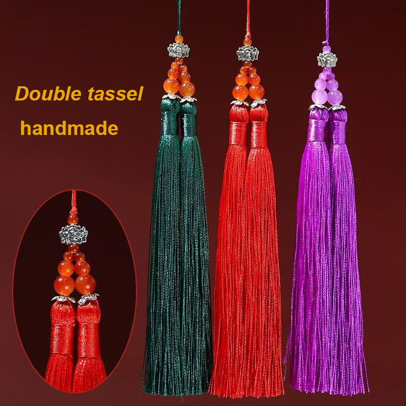 1/2Pcs 15cm Double Tassel Brus - огляд і ціна Home Textiles Suppliers In Usa