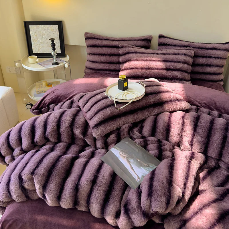 Rabbit velvet milk velvet thic - огляд і ціна Bed Sheet Microfiber