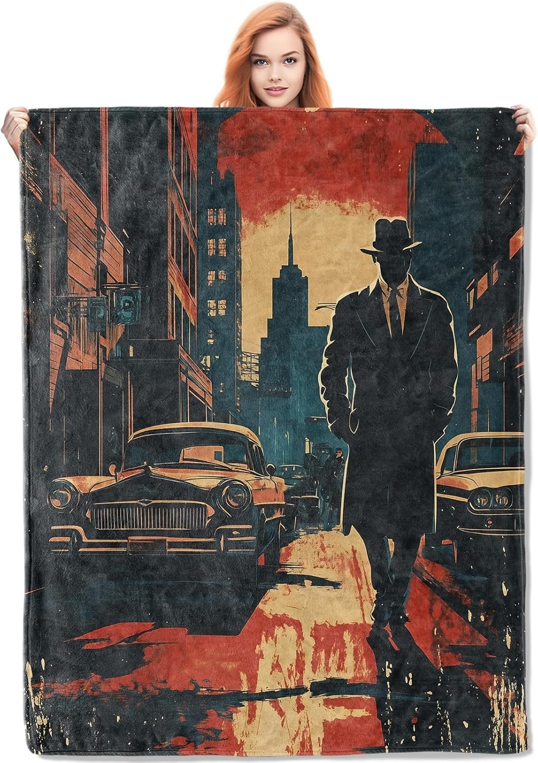 Noir Detective Blanket Gifts f - огляд і ціна Home Textiles Towel