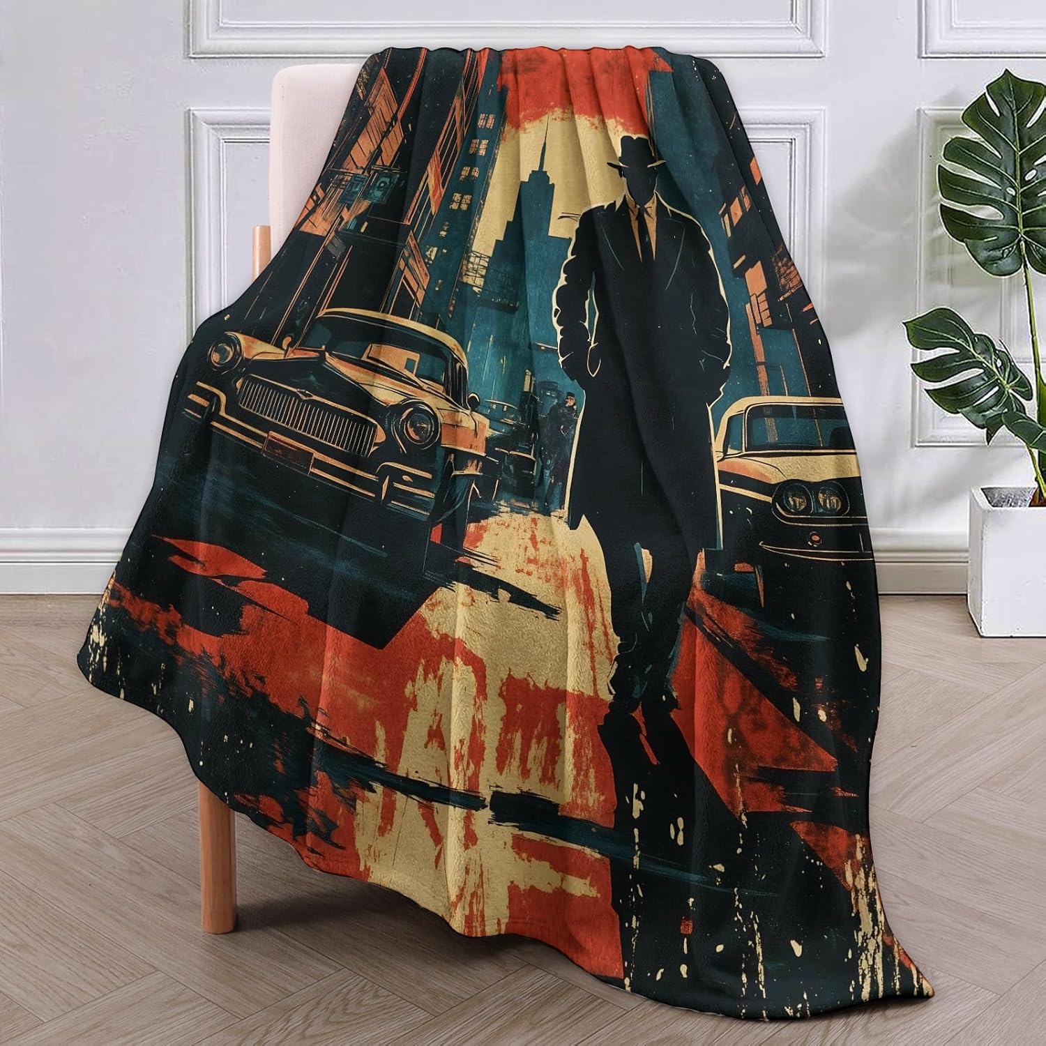 Noir Detective Blanket Gifts f - огляд і ціна Home Textiles Towel