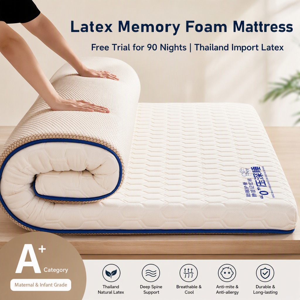 Latex Mattress Topper for Sing - огляд і ціна Memory Foam Topper
