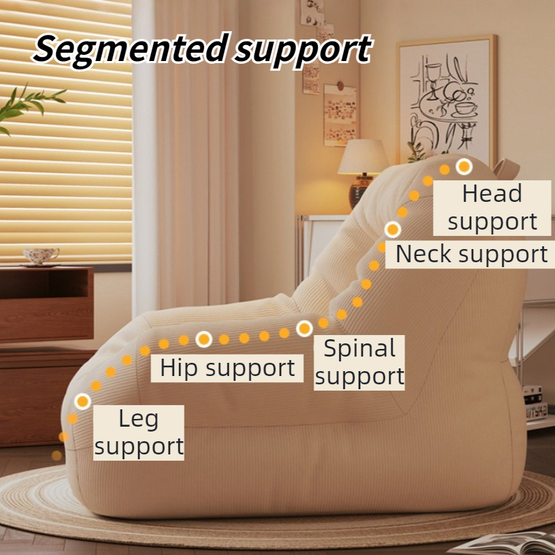 Lazy Bean Bag Sofas Portable C - огляд і ціна Floor Cushion Pouf