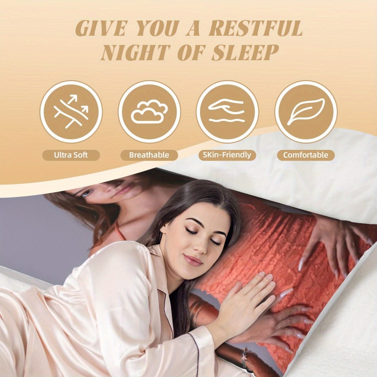 1 Custom Photo Body Pillowcase - огляд і ціна Home Textiles Today