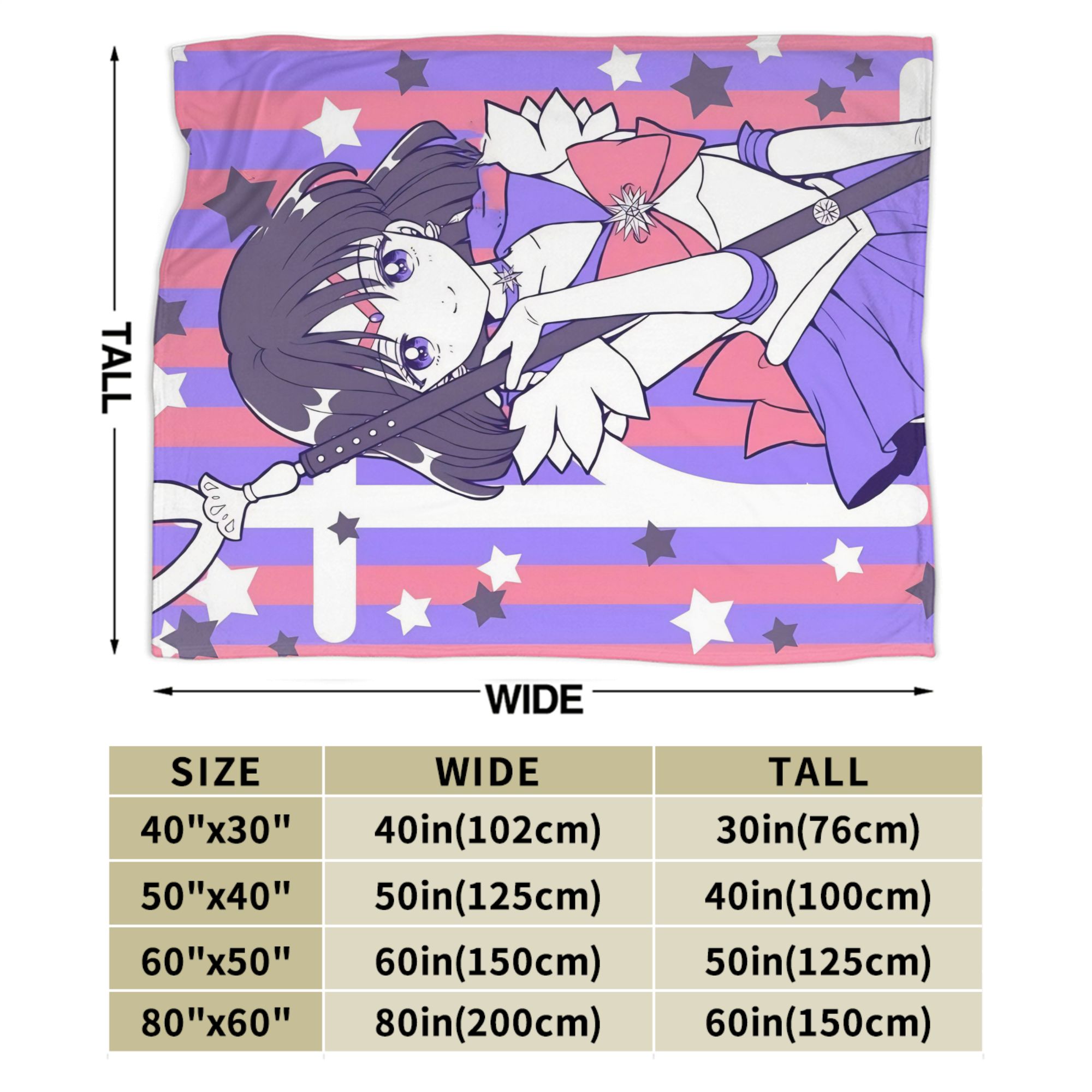 Sailors Moons Hotaru Tomoe Bla - огляд і ціна Home Textiles Throw