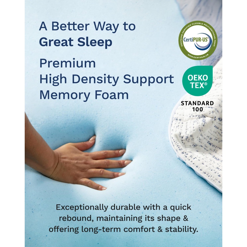 3 Inch Memory Foam Mattress To - огляд і ціна Memory Foam Topper